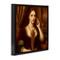 Stupell Industries Rococo Woman with Cell Phone Floating Frame, design by Grotto Studios